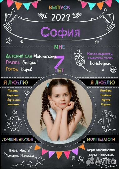 Детская метрика, постеры