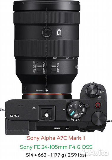 Sony A7C II+Sony FE 24-105mm F4 G OSS Новый