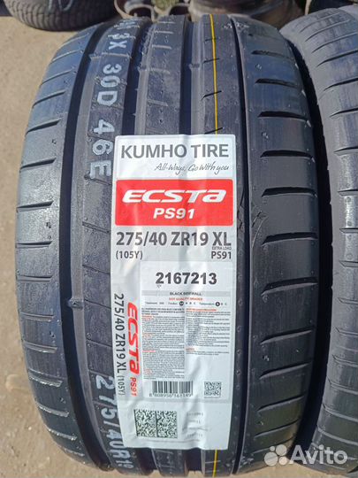 Kumho Ecsta PS91 245/45 R19 и 275/40 R19