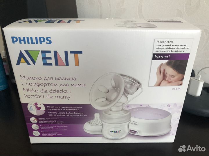 Молокоотсос avent philips электрический
