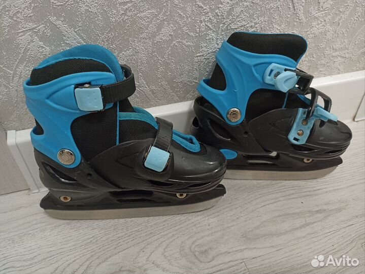 Коньки детские раздвижные 31-34