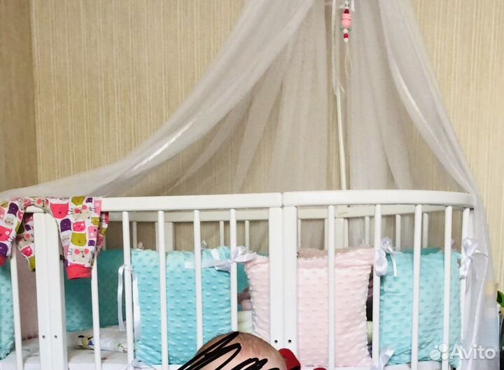 Подушки бортики для кроватки