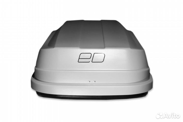 Автобокс на крышу ED Magnum 420 серый карбон