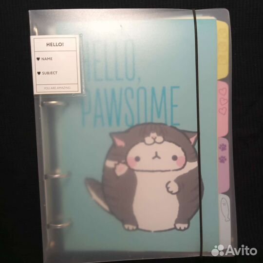 Тетрадка на кольцах