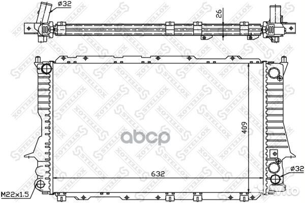 10-25053-SX радиатор системы охлаждения Audi 1