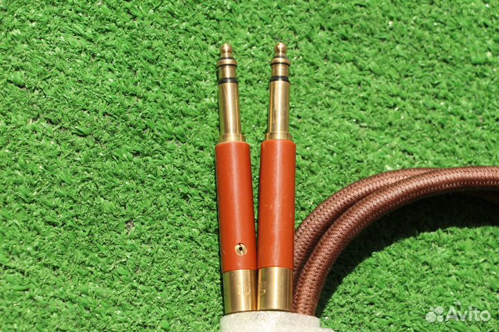 2Jack 6.3mm Stereo Patch тканевая оплетка, Japan