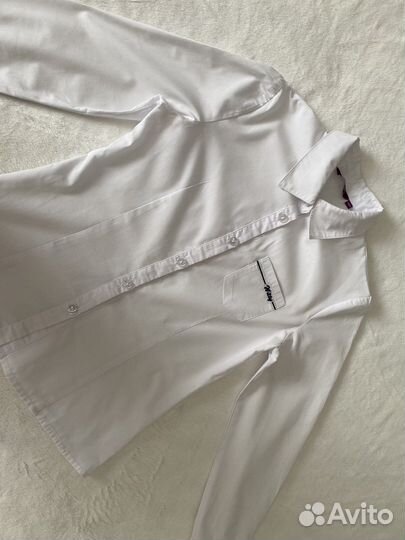 Рубашка школьная для девочки, размер 140