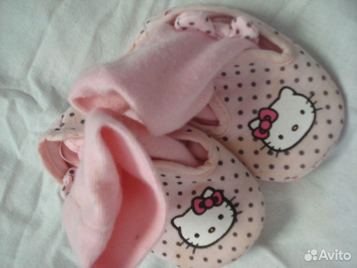 Пинетки для девочки первая обувь