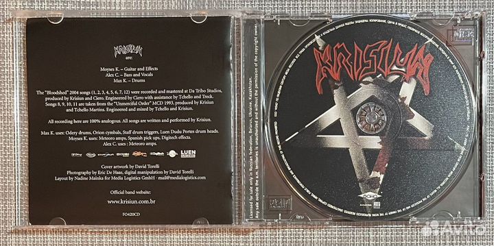 Krisiun - Bloodshed CD Rus
