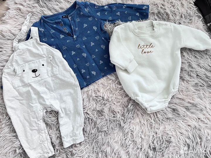 Пакет фирменных вещей для мальчика на 9-12 месяцев