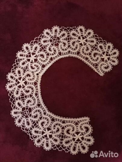 Вологодское кружево, воротник, новый