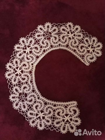 Вологодское кружево, воротник, новый