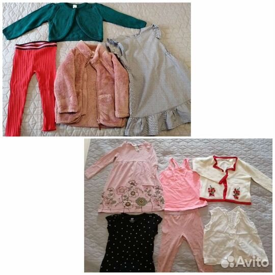 Вещи пакетом на девочку 80-86