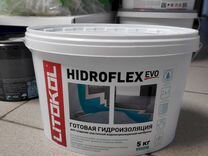 Hidroflex гидроизоляция душевые кабины ведро 5кг