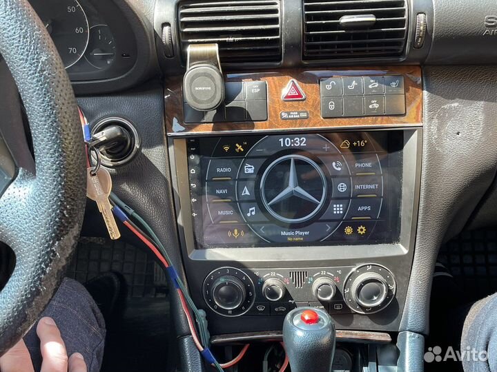 Mercedes w203 android магнитола