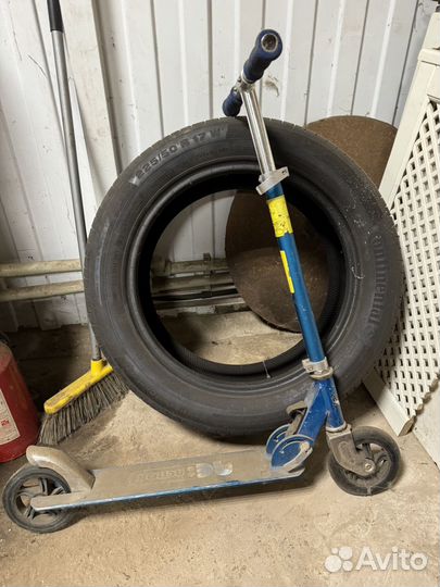 Самокат Re Action, синий