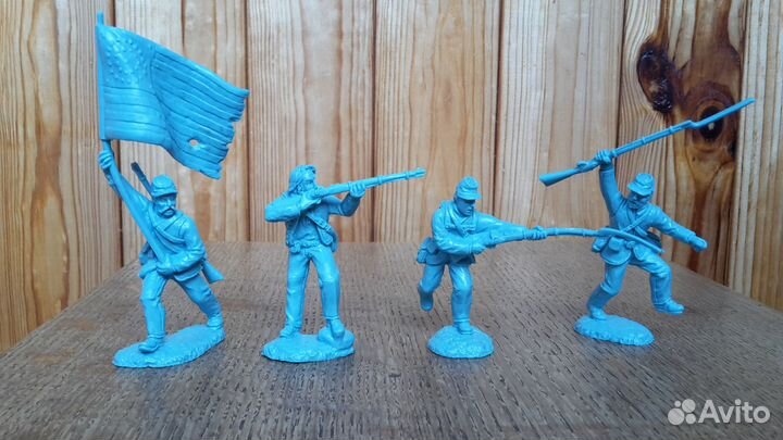 Солдатики Пехота северян tssd США 2004 г. Набор