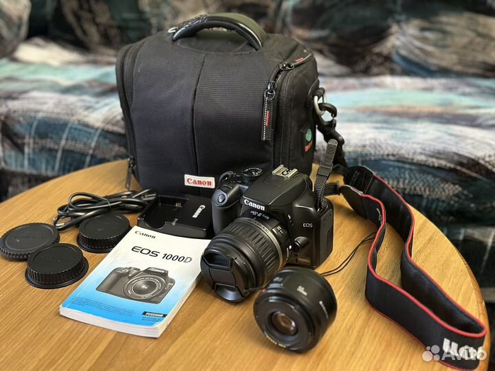 Зеркальный фотоаппарат canon eos 1000d