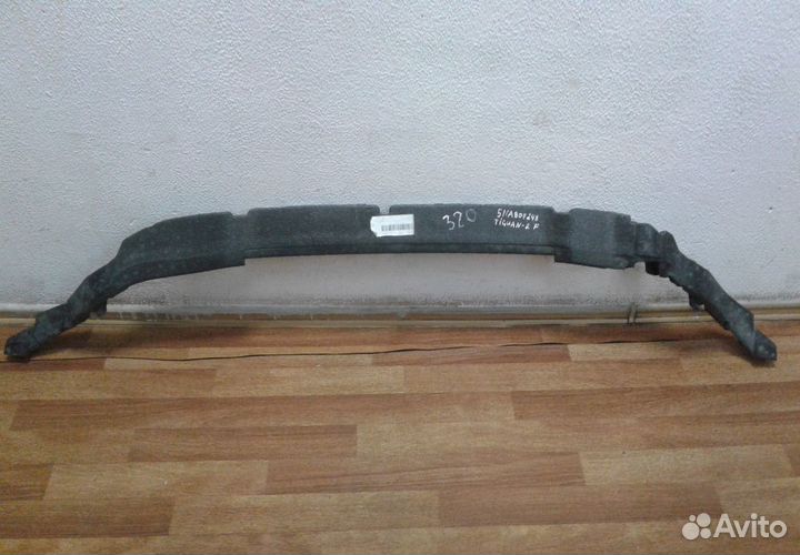 Абсорбер переднего бампера Volkswagen Tiguan 2 (16) трещина oem 5na807248