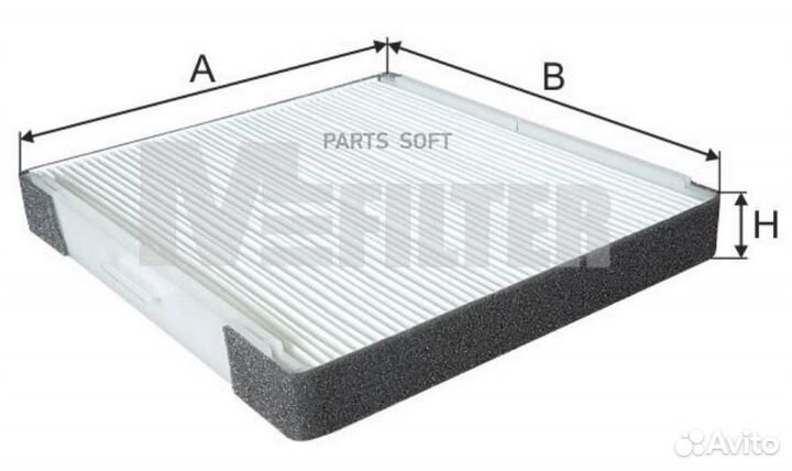 M-filter K9148 K9148 фильтр салона\ Hyundai Coupe