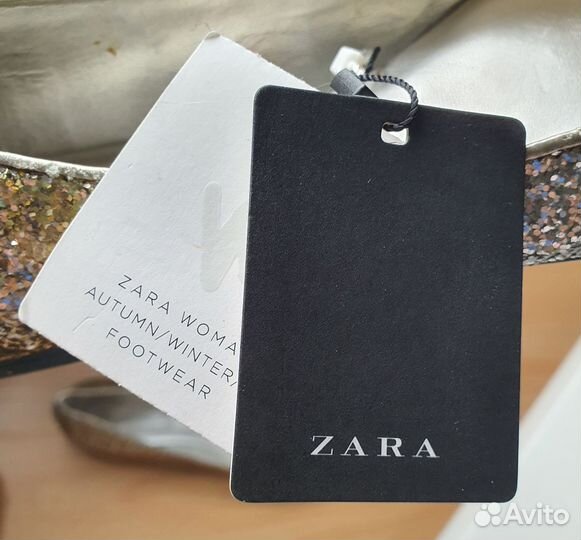 Балетки zara р/р 40 новые