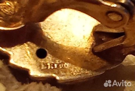 Клипсы старинные с кораллами 0,8 и 0. 5. 20-ыг гг