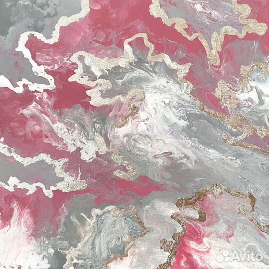 Интерьерная абстрактная картина на холсте