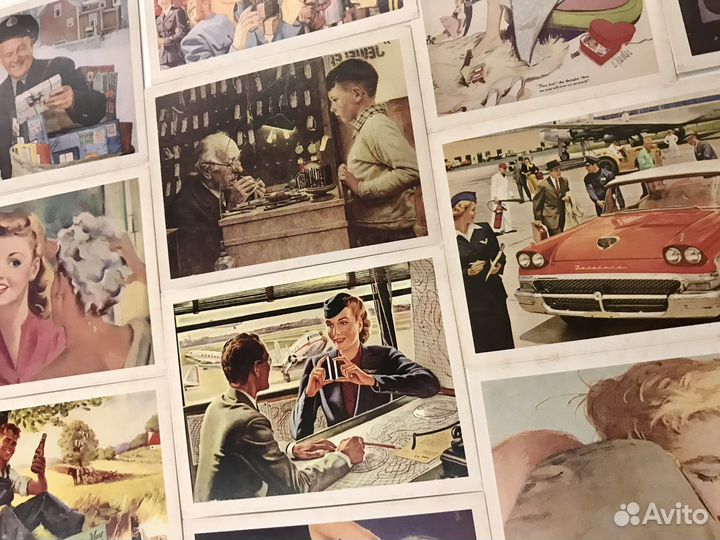 Винтажные открытки США
