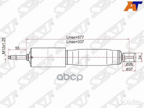 ST-48511-80032 Амортизатор передний toyota dyna