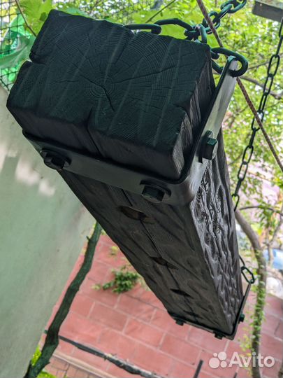 Люстра-лофт светильник из бруса