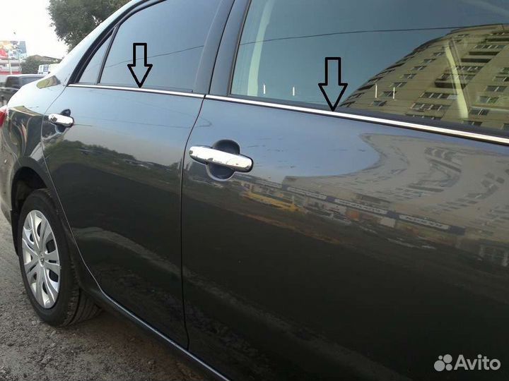 Хром накладки Королла 150