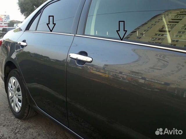 Хром накладки Королла 150