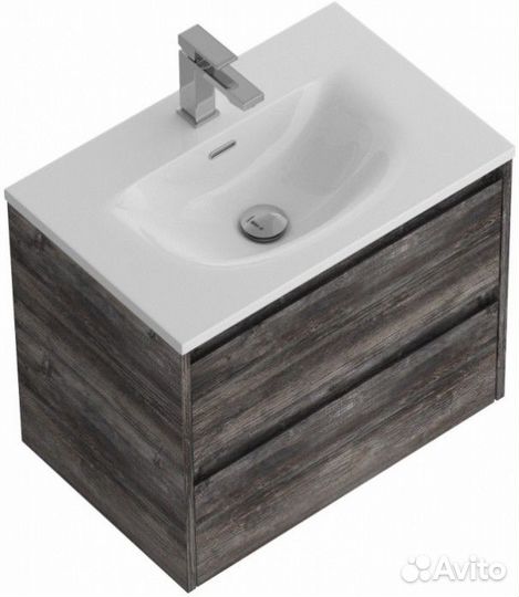 Тумба с раковиной и зеркалом BelBagno Kraft 39-70-BB-8099-3-70 Pino Pasadena