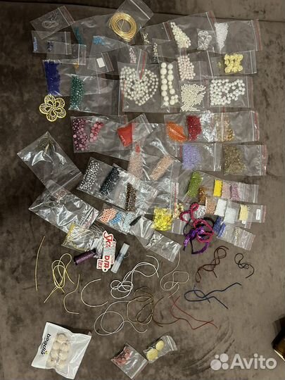 Набор для вышивания, рукоделий, бисер, трунцал