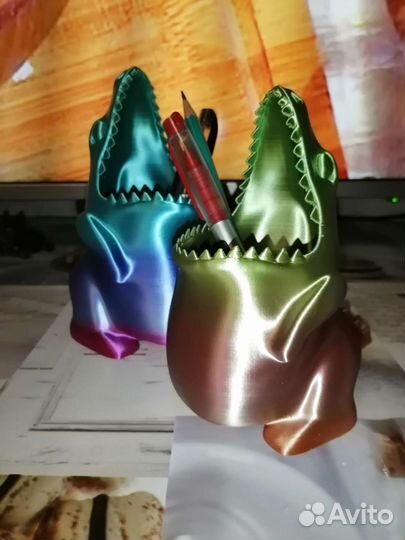 Динозавр органайзер 3Д печать