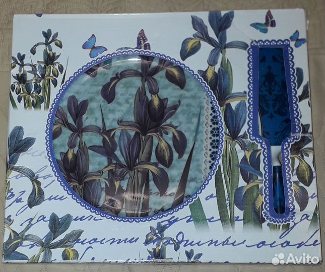 Набор блюдо для торта с лопаткой новый