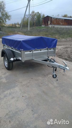 Новый 2х1.3 м без колес тент 25 см с дефект.борт