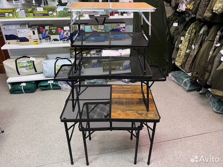 Стол складной туристический в стиле лофт