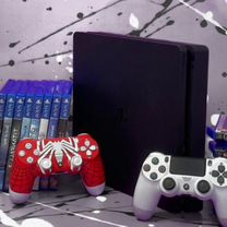 Sony playstation 4 slim + 800 игр