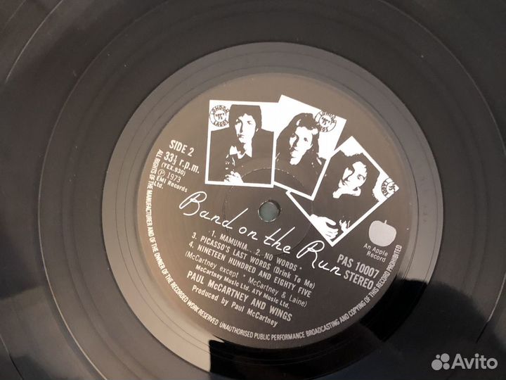 Band on the Run P. McCartney lp