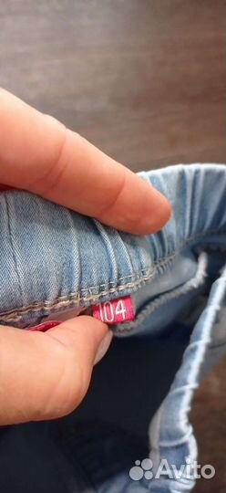 Джинсы на девочку 98- 104