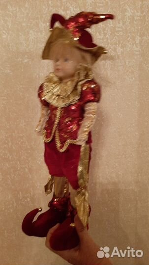 Интерьерная кукла новогодняя