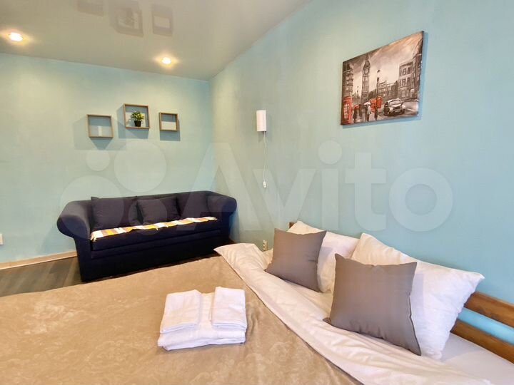 Квартира-студия, 26 м², 2 кровати