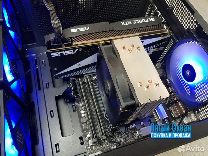 Игровой пк Ryzen 7 2700X, 16\512Gb, RTX 2070