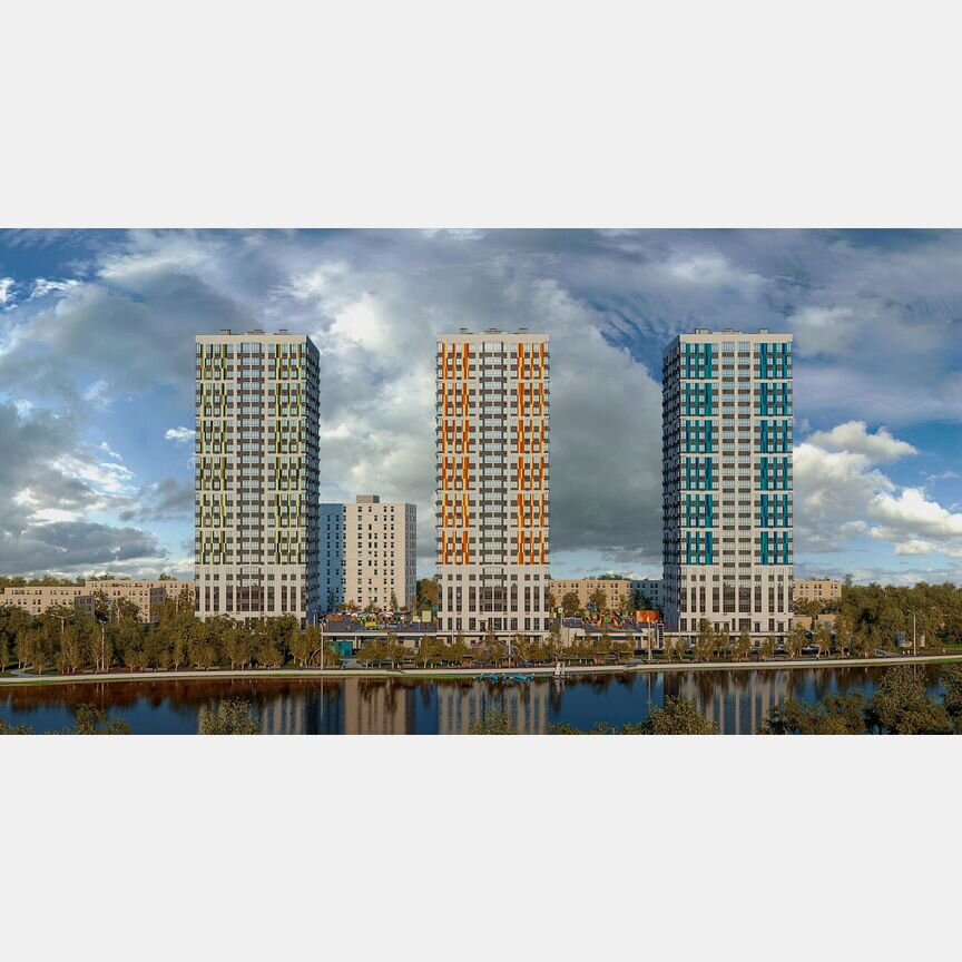 1-к. квартира, 51,3 м², 17/23 эт.