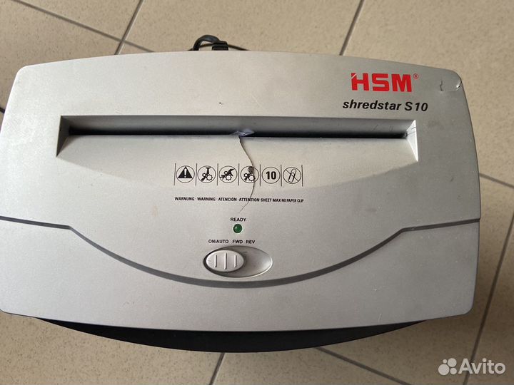 Уничтожитель бумаг (только корзина)