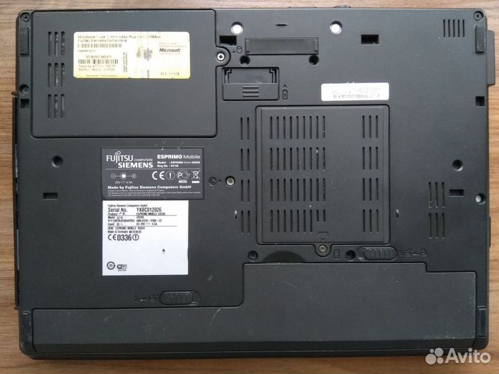 Ноутбук Fujitsu-Siemens esprimo Mobile U9200
