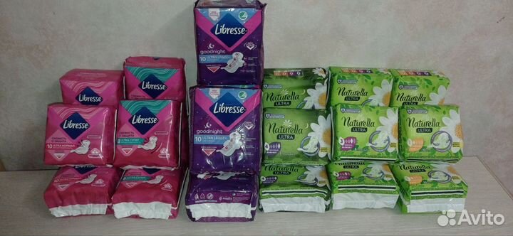 Прокладки Libresse и Naturella