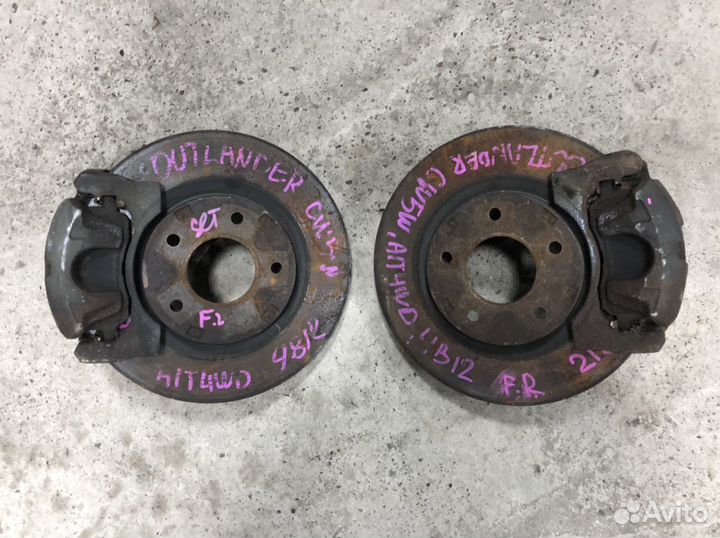 Тормозной диск Mitsubishi Outlander / Lancer