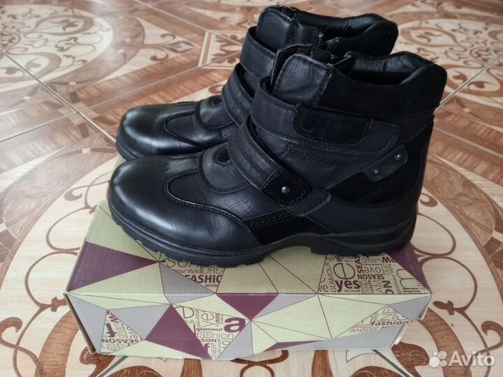 Ботинки зимние для мальчиков 39 размер